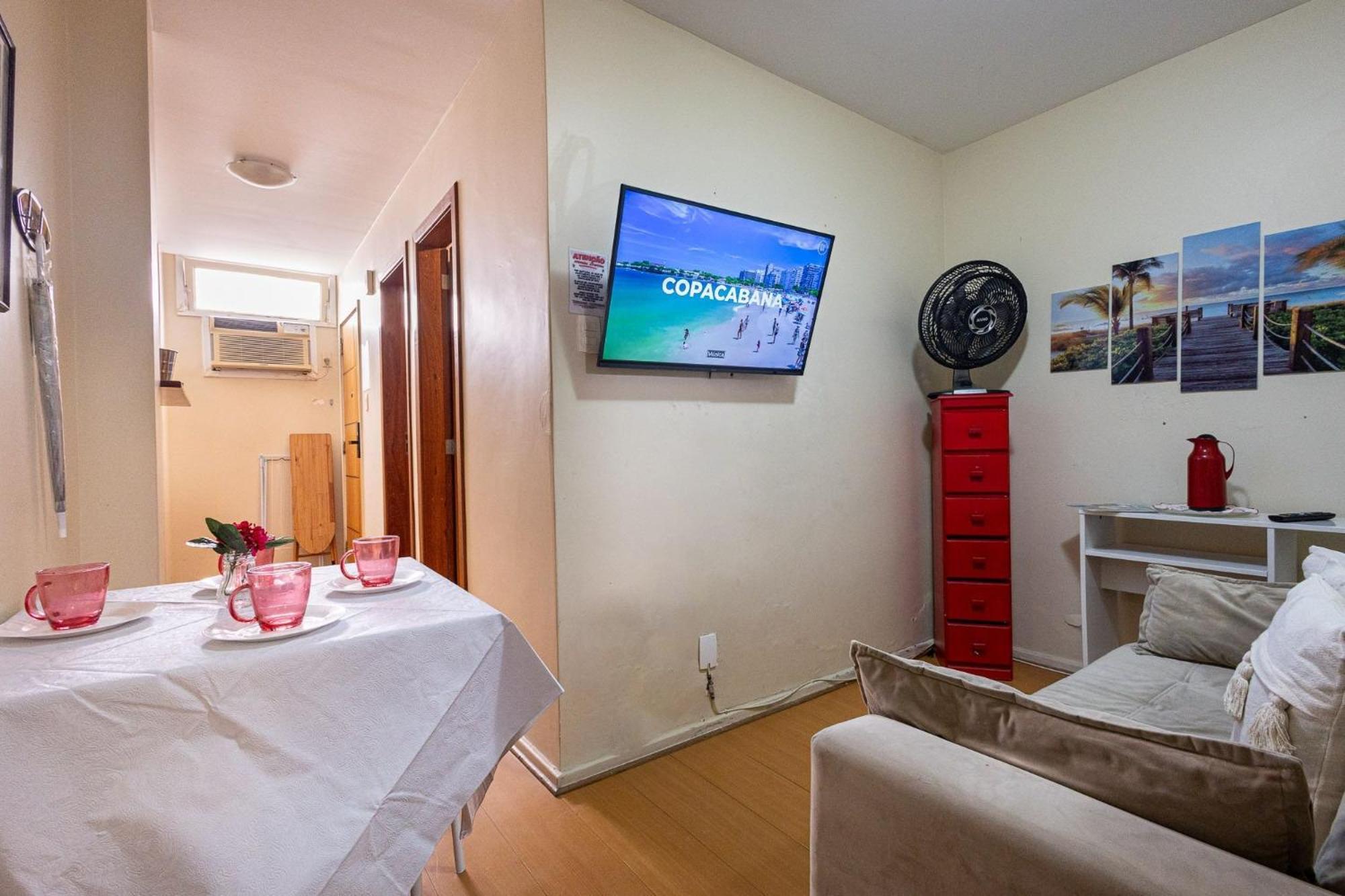 Apartamento Copacabana 200M Da Praia - Wifi Gratis - Cp5 リオデジャネイロ エクステリア 写真